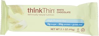 thinkThin White Chocolate, Gluten Free, 2.1-Ounce Bars (Pack of 15)