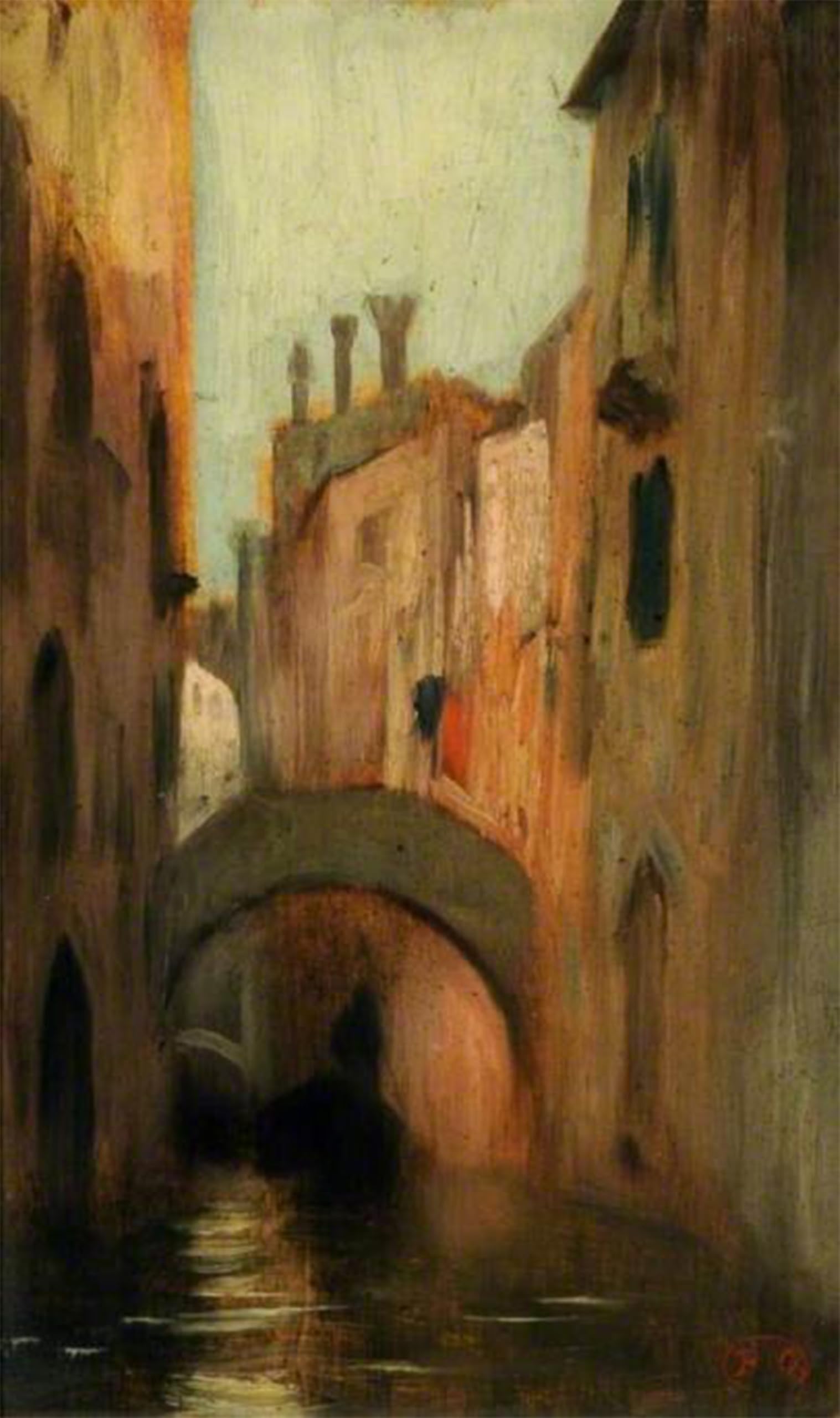 SERENDIPITP Aesthetic Poster Photo Wall Print Retro Picture Venetian Scene by Benjamin Jean Constant Modern Wall Artwork for Home Decor 60x90cm