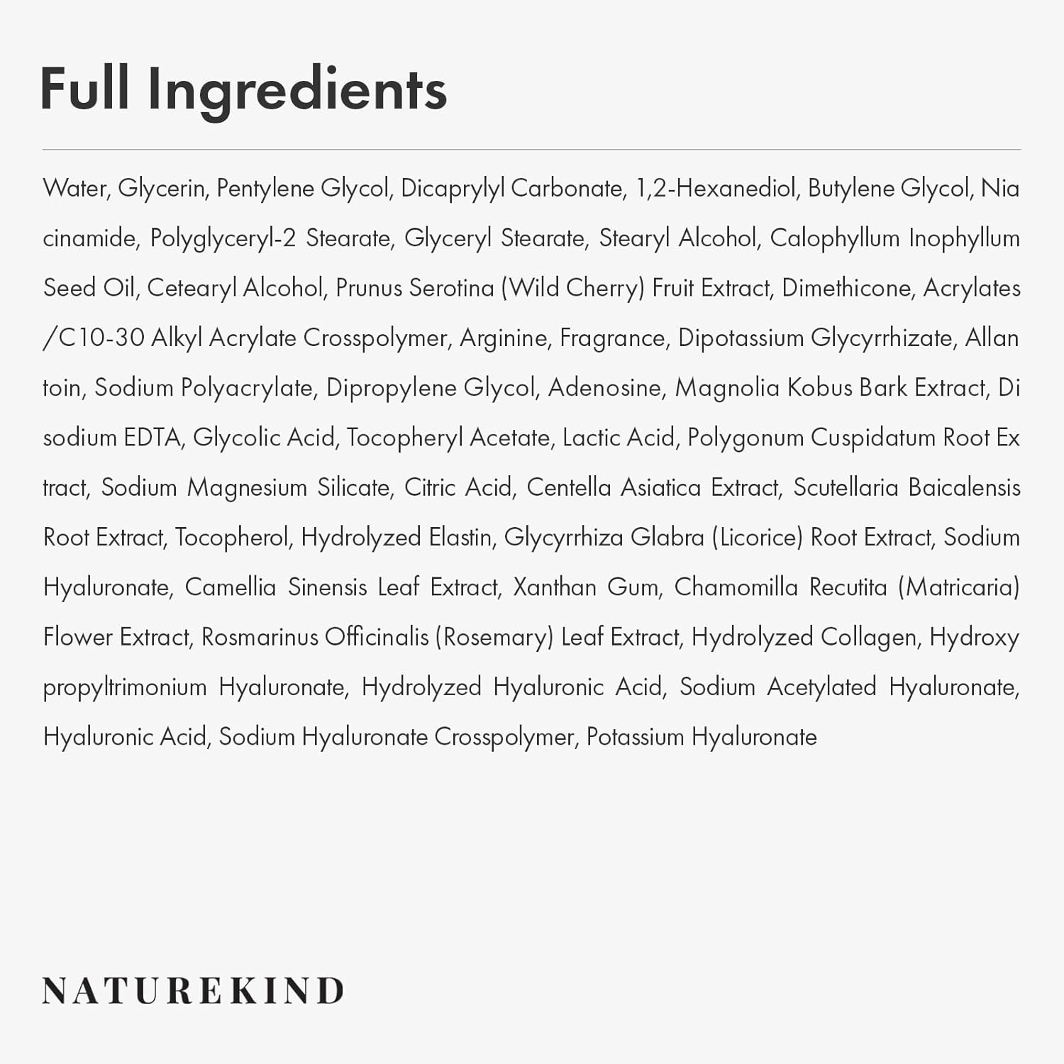NATUREKIND Black Cherry Pore Tightening Cream, Minimize Enlarged Pores with a soft texture, Face Cream, Korean Skin Care Product 100ml, 3.38 fl. oz.