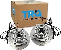 Vista 55 de TRQ Par de conjunto de cubo de cojinete de rueda delantera izquierda derecha, 2 piezas compatible con Lexus GX460 2003-2009 GX470 2003-2023 Toyota