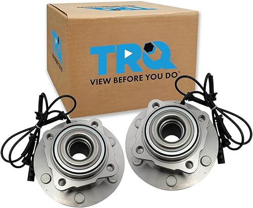 Miniatura 55 de TRQ Par de conjunto de cubo de cojinete de rueda delantera izquierda derecha, 2 piezas compatible con Lexus GX460 2003-2009 GX470 2003-2023 Toyota