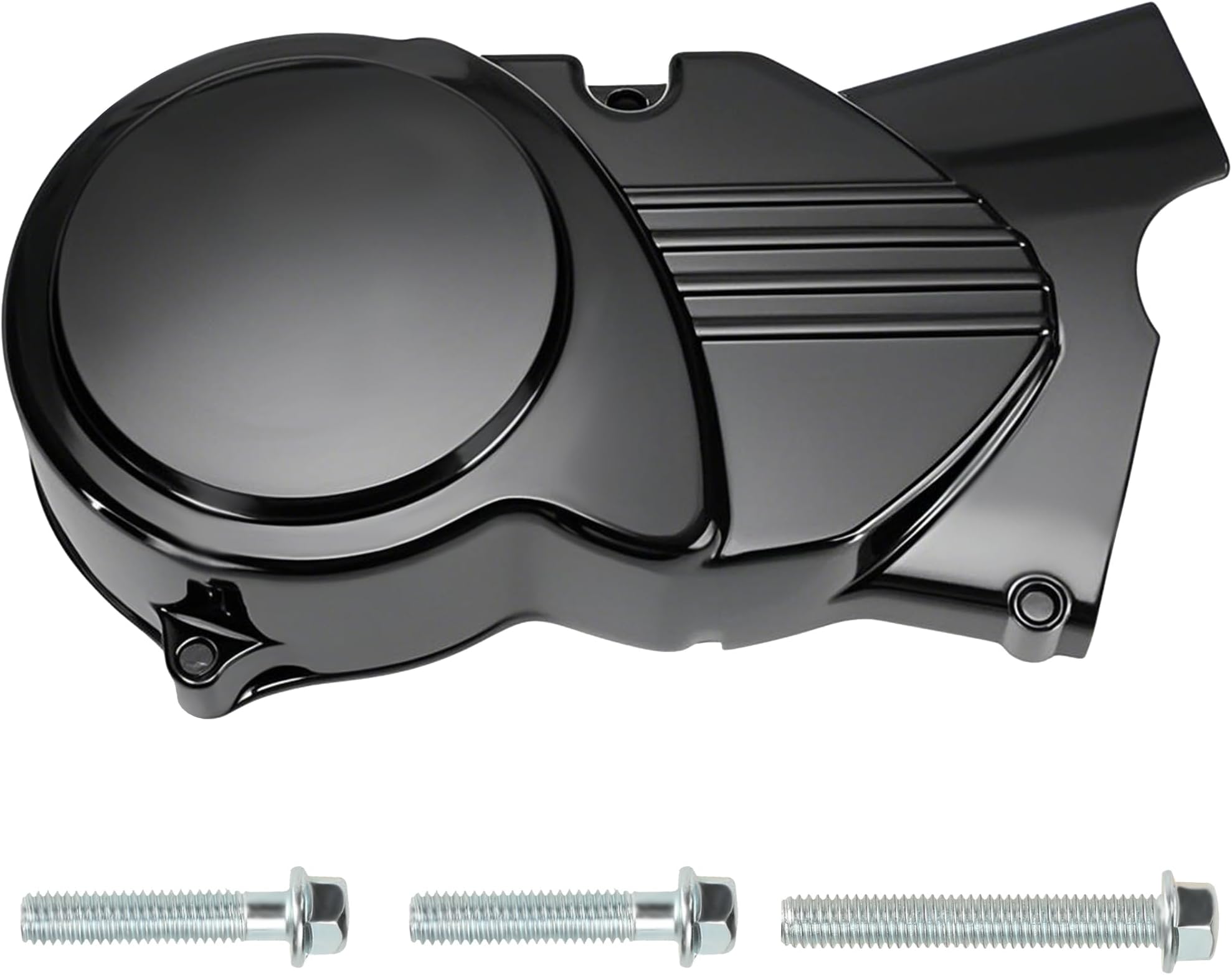 YOXUFA Left Engine Stator Cover for 50cc 70cc 90cc 110cc 125cc SSR TaoTao DB24 DB17 DB27 Coolster Madmax Apollo Baja X-pro Stomp Thumpstar Roketa Lifan Motor Chinese Pit Dirt Bike Parts Black