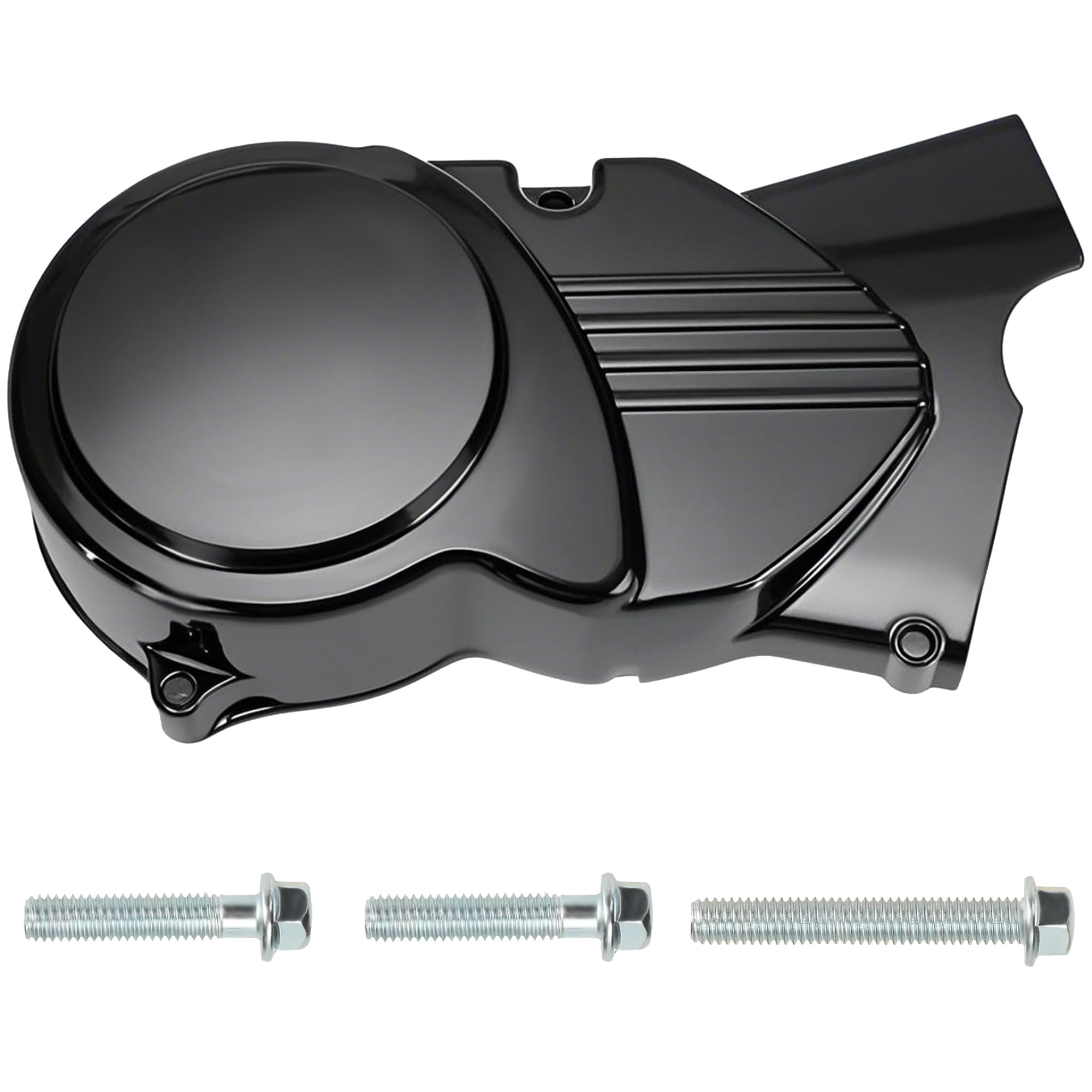 YOXUFA Left Engine Stator Cover for 50cc 70cc 90cc 110cc 125cc SSR TaoTao DB24 DB17 DB27 Coolster Madmax Apollo Baja X-pro Stomp Thumpstar Roketa Lifan Motor Chinese Pit Dirt Bike Parts Black