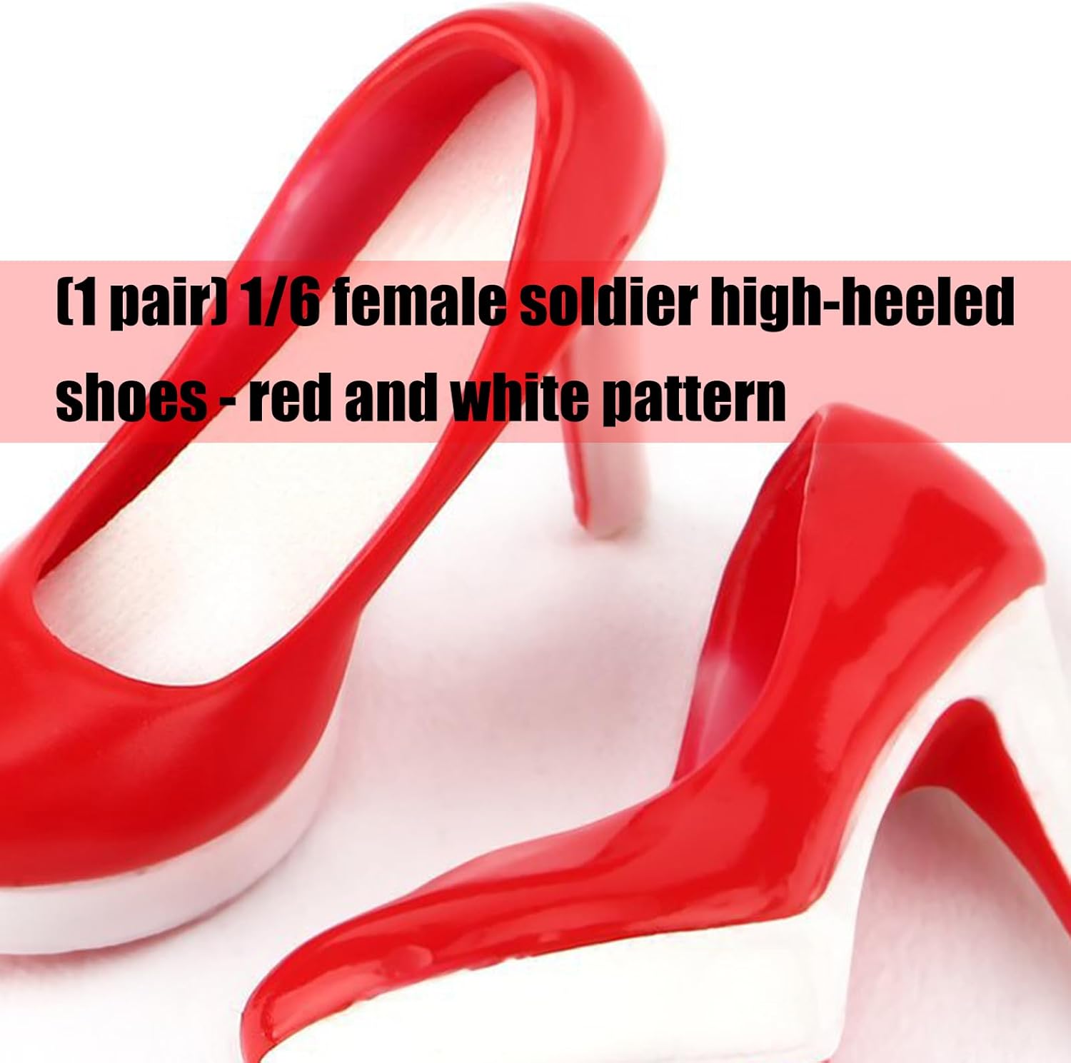 Realistic High Heel Doll Shoes for 1 / 6 Dolls Action Figure Fashion Accessories Dressingup Decoration Footwear Shoes for Action Figure