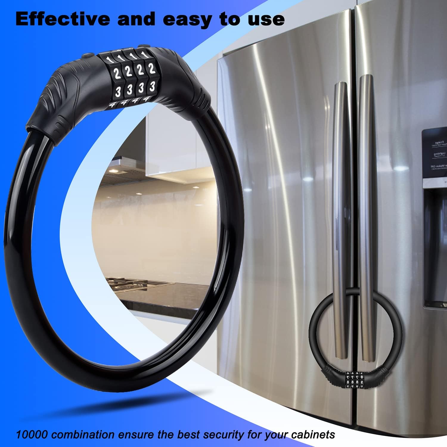 Buy Refrigerator Lock, Upgraded Fridge Freezer Refrigerator