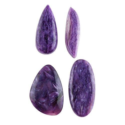 Vista 8 de (5 piezas) piedra preciosa natural de jaspe de sangre, cabujón suelto al por mayor, fabricación de joyas de bricolaje, envoltura de alambre, Lapis