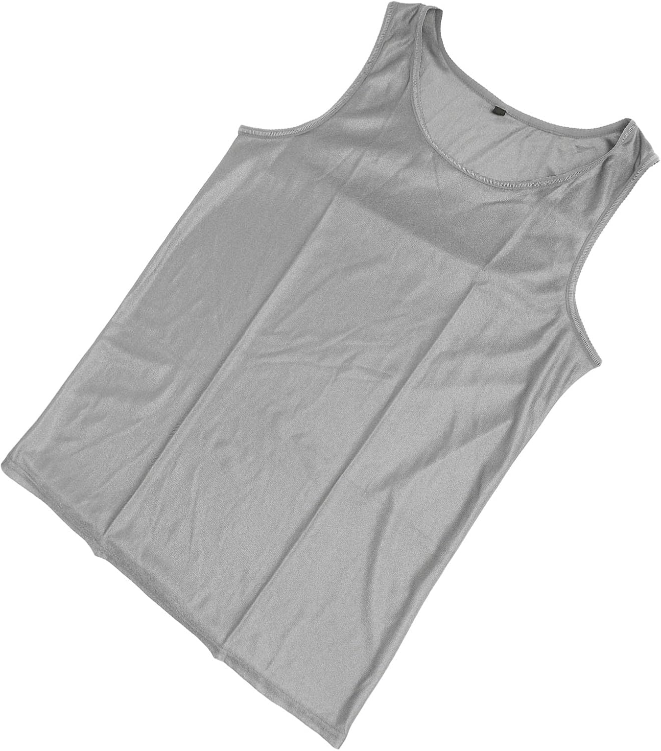 Marhynchus EMF Protection Silver Fiber Vest, Radiation Blocking Swimsuit, Sleeveless Design, XL