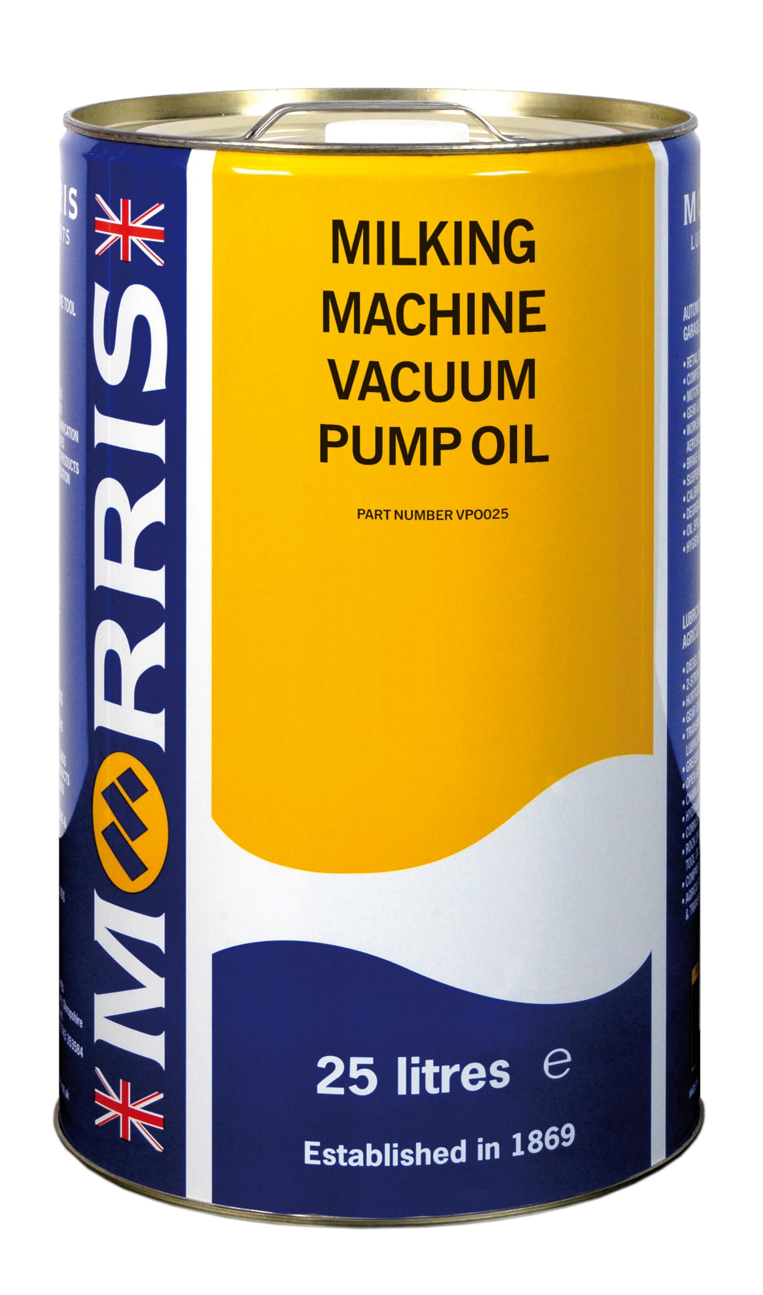 Morris Lubricants Morris Milking Machine Oil - 25 Litres