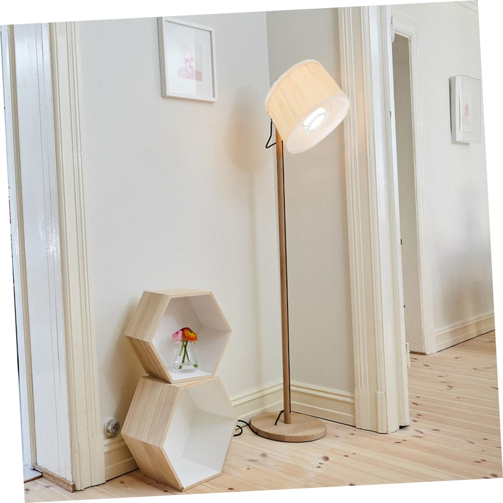 LIFKOME Marco para Pantalla de Lámpara DIY de Hierro Cónico para Lámparas Portalámparas E27, Soporte Decorativo