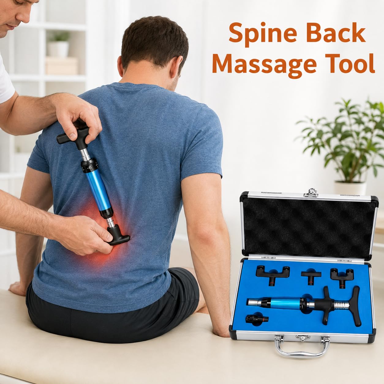 Outil de réglage chiropratique manuel 6 niveaux 50-300 N