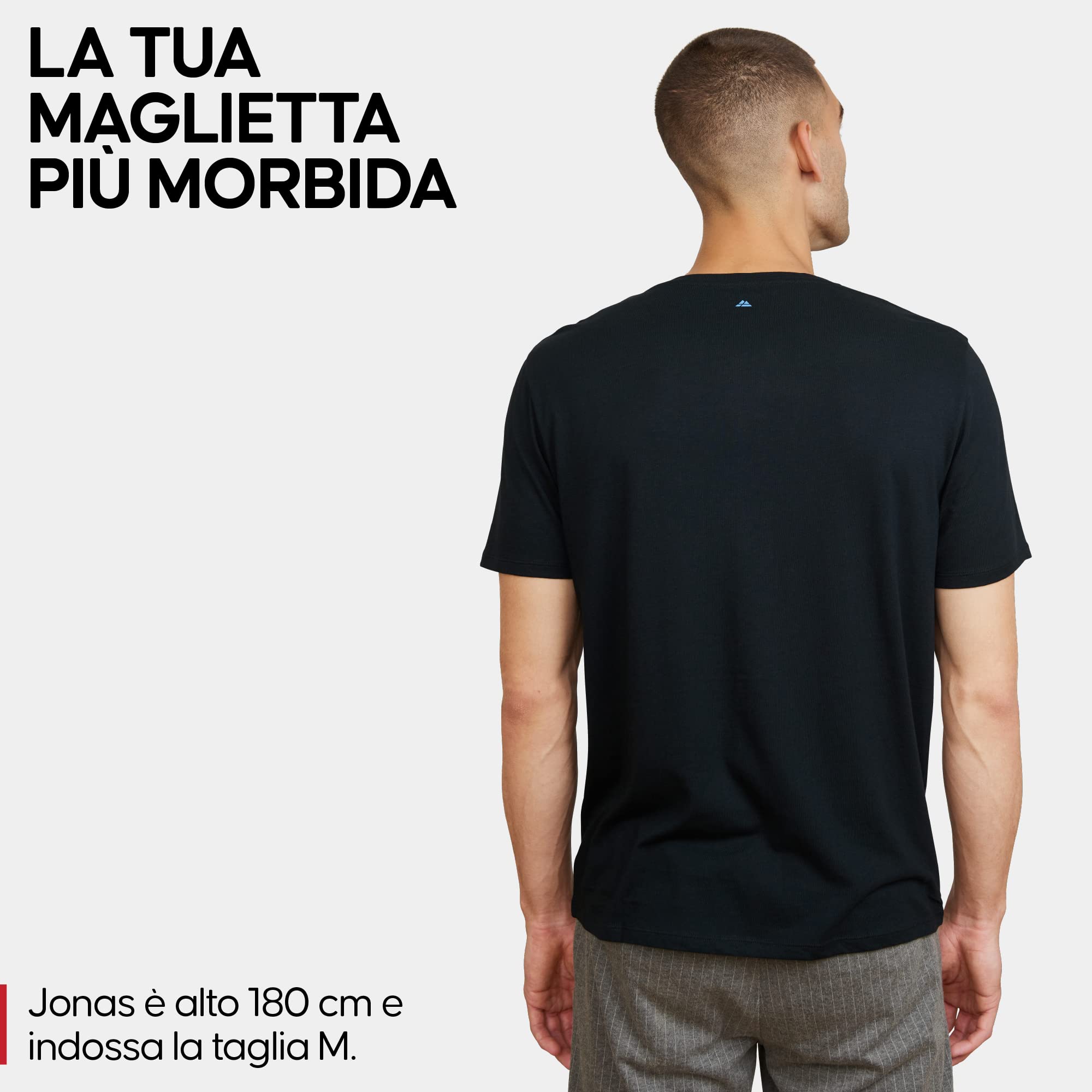 DANISH ENDURANCE Maglietta in Cotone Biologico, T-Shirt a Mezze Maniche, Morbida, Premium, da Uomo, 2 Paia