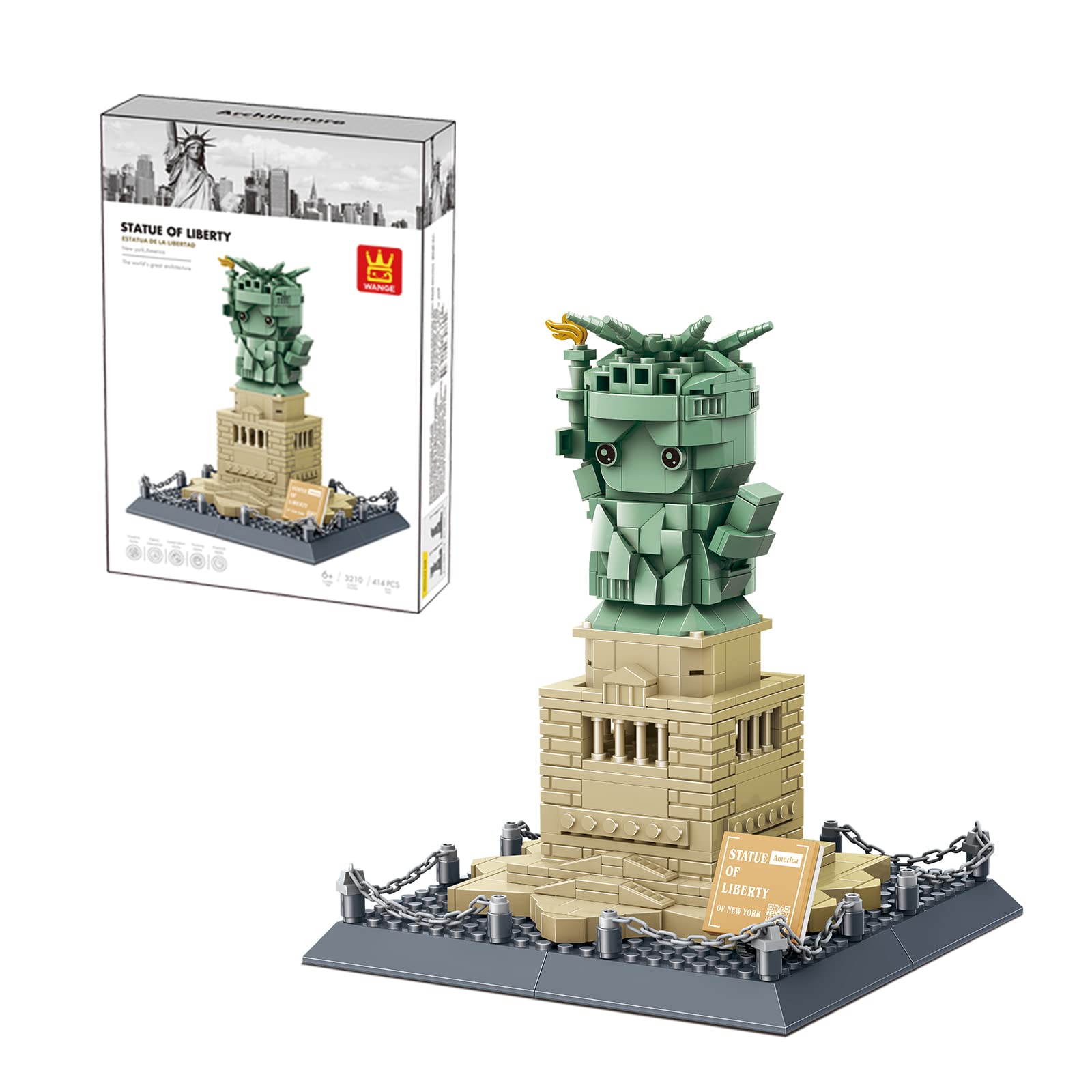 Buy Wange Building Blocks Toys Mini Statue of Liberty in Cute Style