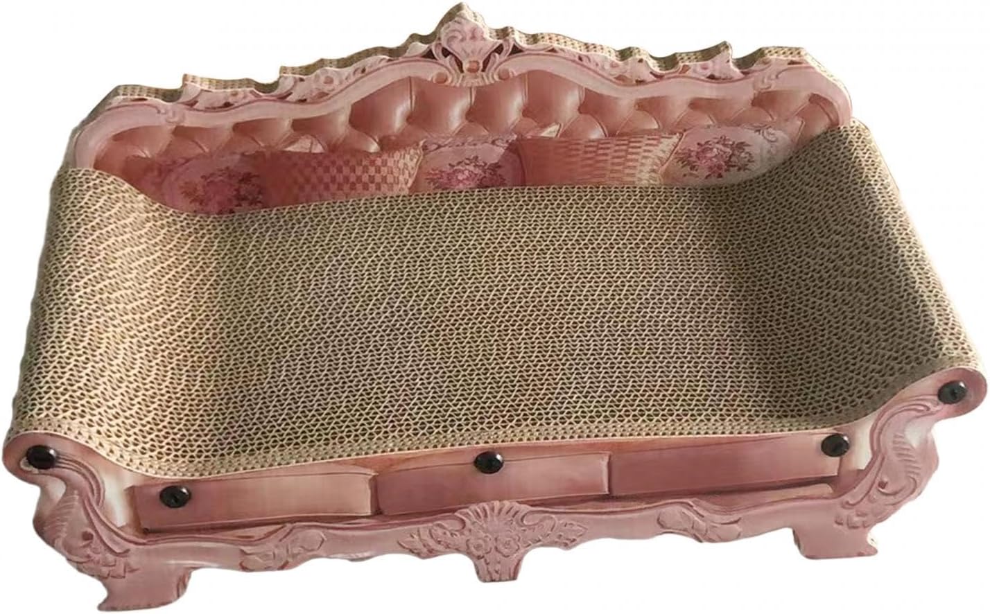 Cat Scratcher Bed for Feline Comfort and, L