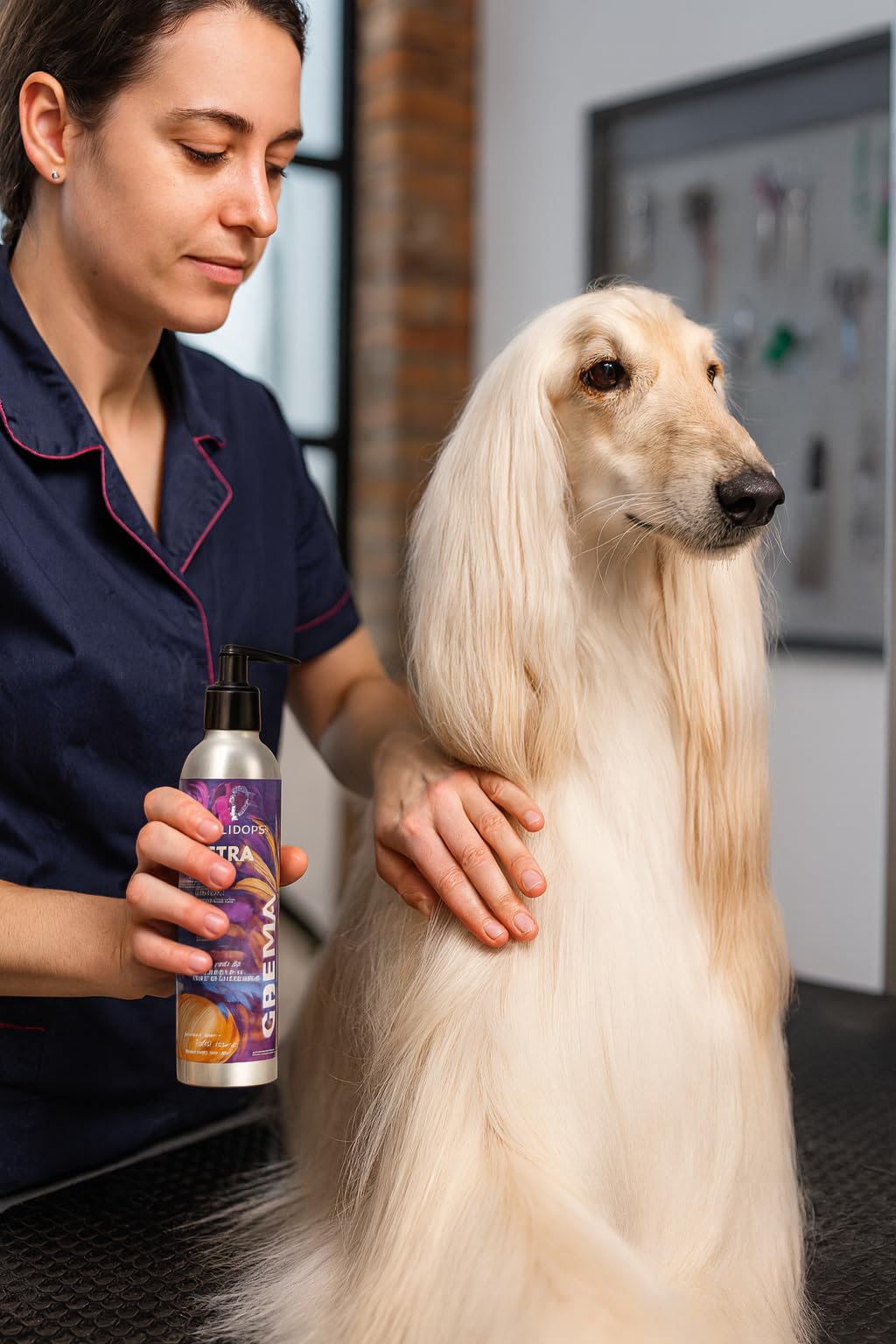 Crema Ultra Pre‑Bagno Scioglinodi per Cani – Trattamento districante del pelo annodato Con Cheratina e Burro di Karité, senza siliconi (500ml)