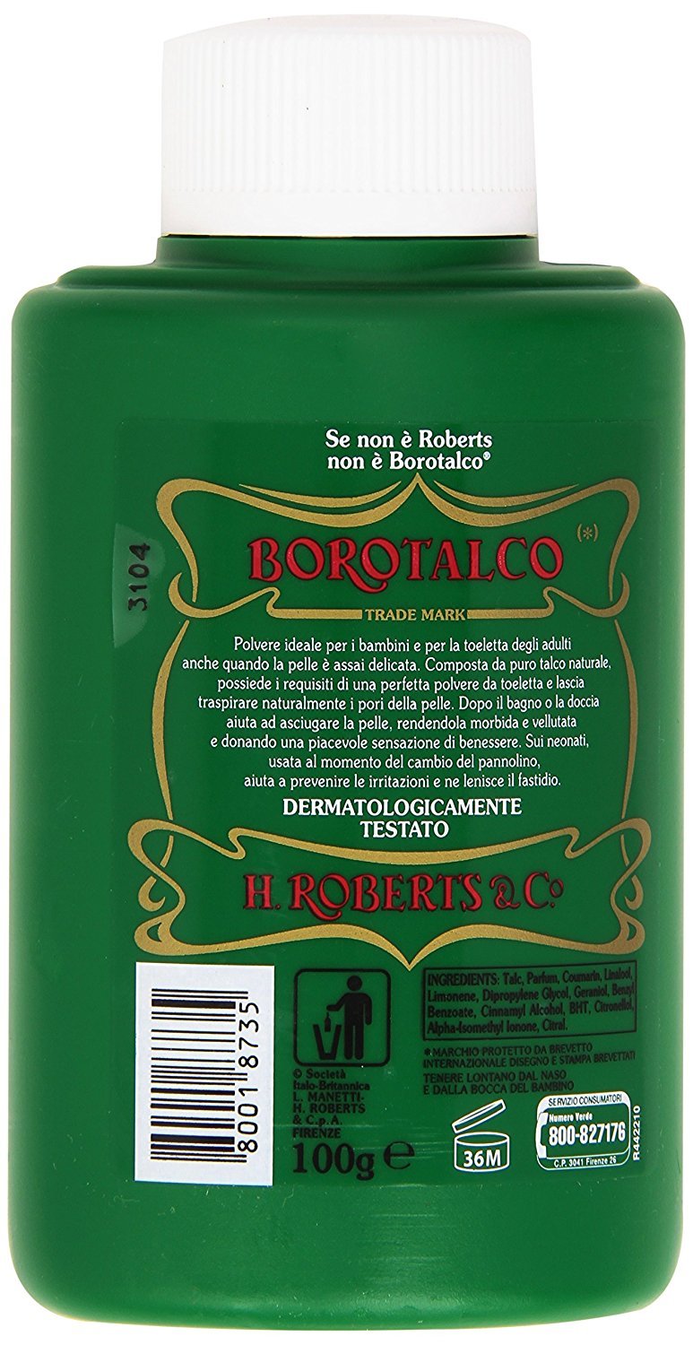 Roberts Körperpuder - 6 Dosen à 100 G, Trocknet Und Pflegt Die Haut