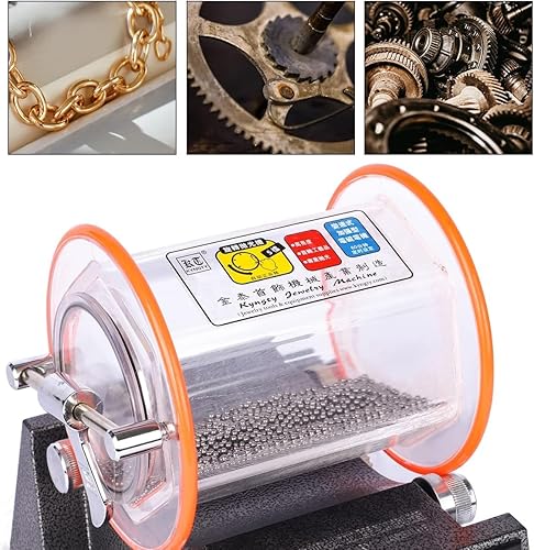 Miniatura 2 de Vaso pulidor de joyas 6.6 lbs 6.6 lbs Capacidad Pulidor de superficie 45W Mini máquina de vaso de joyería