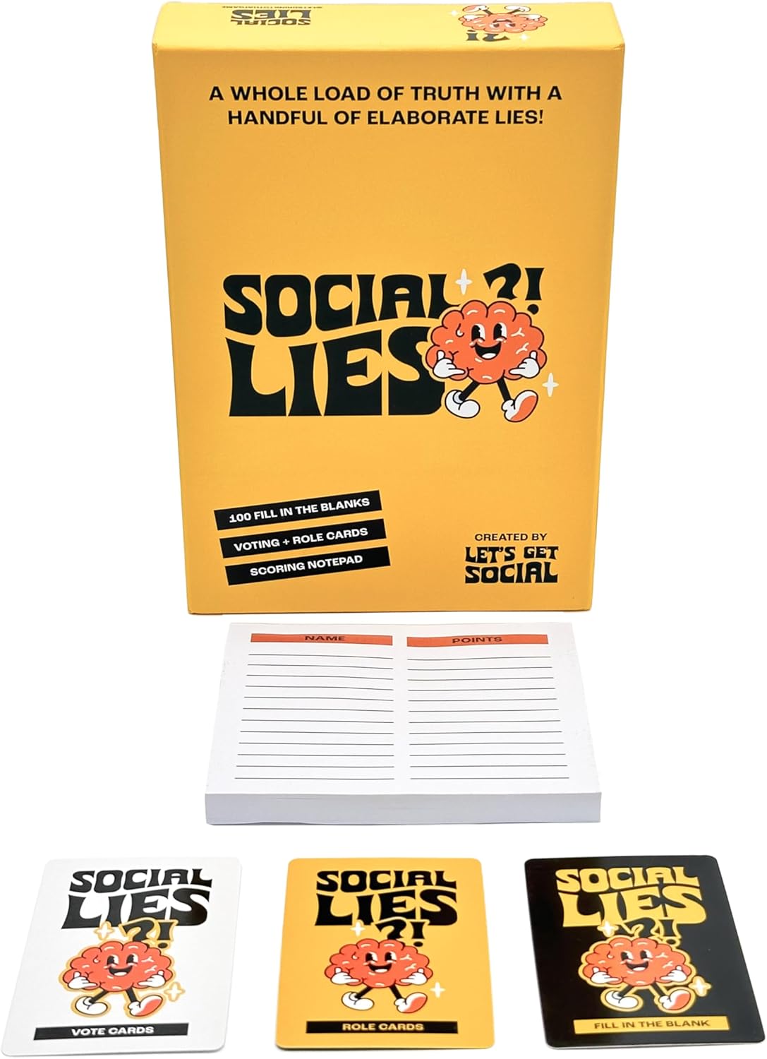 Island Dogs Let's Get Social - Social Lies Card Game Party Game for Teens & Adults | Fun & Laughter Guaranteed! | Cool Things and Games to Play at Parties