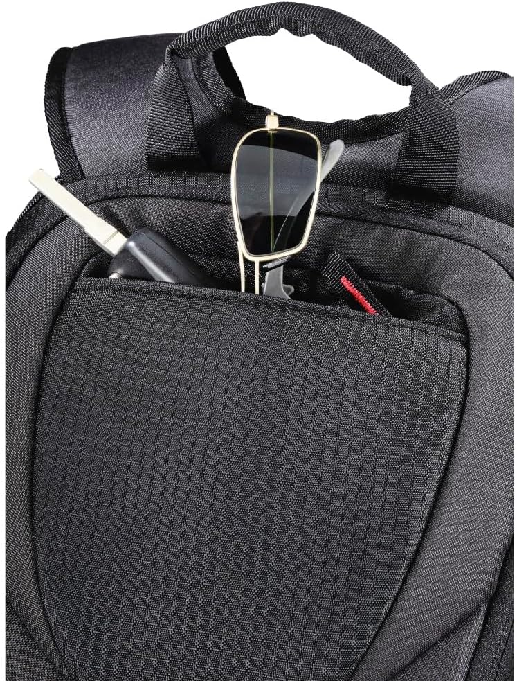 Hama Camera Backpack for DSLR Camera and Equipment (Photo Backpack, 15 L, Quick Access, Tablet Compartment, Rain Cover, Tripod Mount, Hand Luggage), Camera Bag, Black