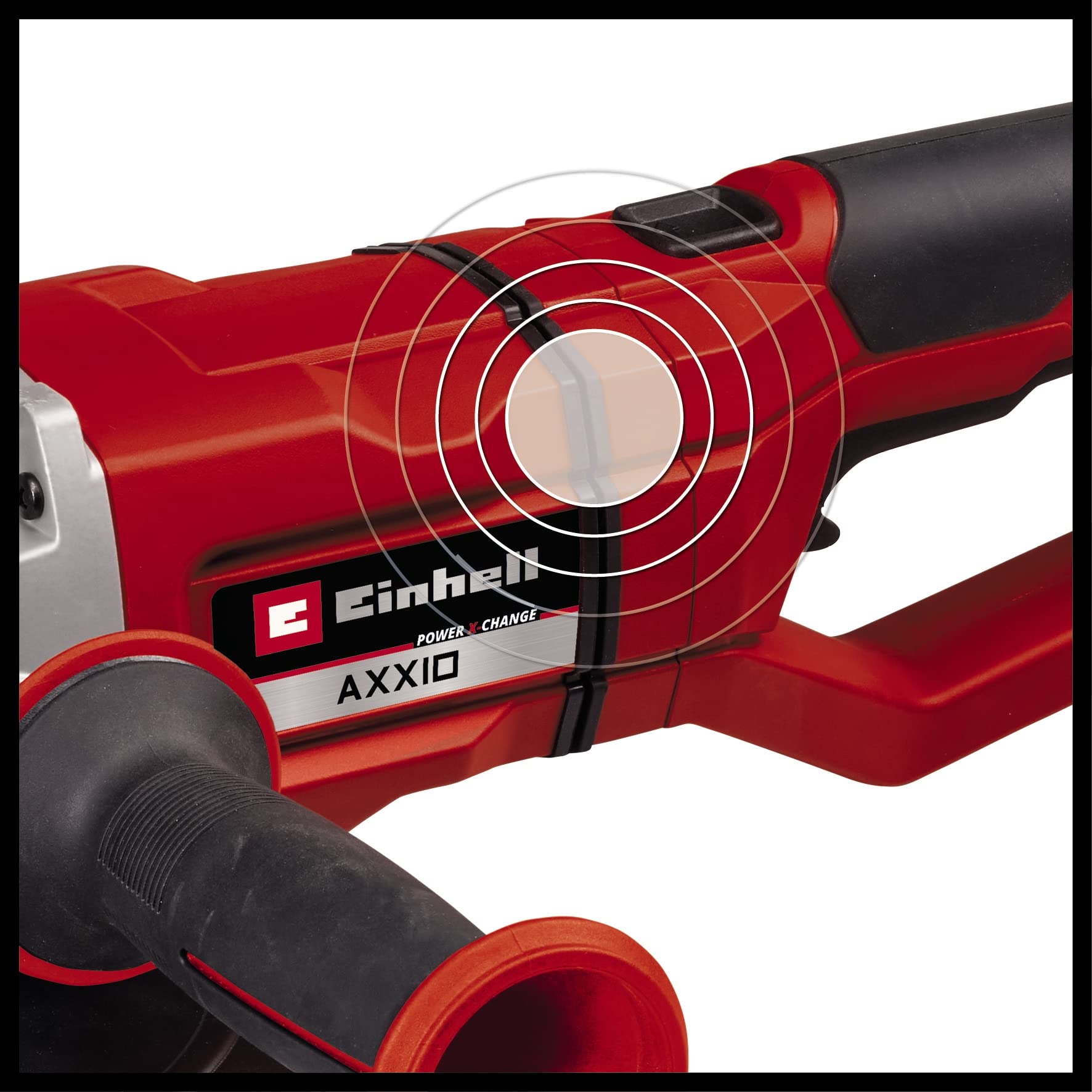 Einhell Akum. szlifierka kątowa AXXIO 36/230 Q Power X-Change (36 V, Li-ion, maks. gł. cięcia 70 mm, 6600 obr./min, silnik bezsz., dostawa bez akum., ładowarki i tarczy tnącej)
