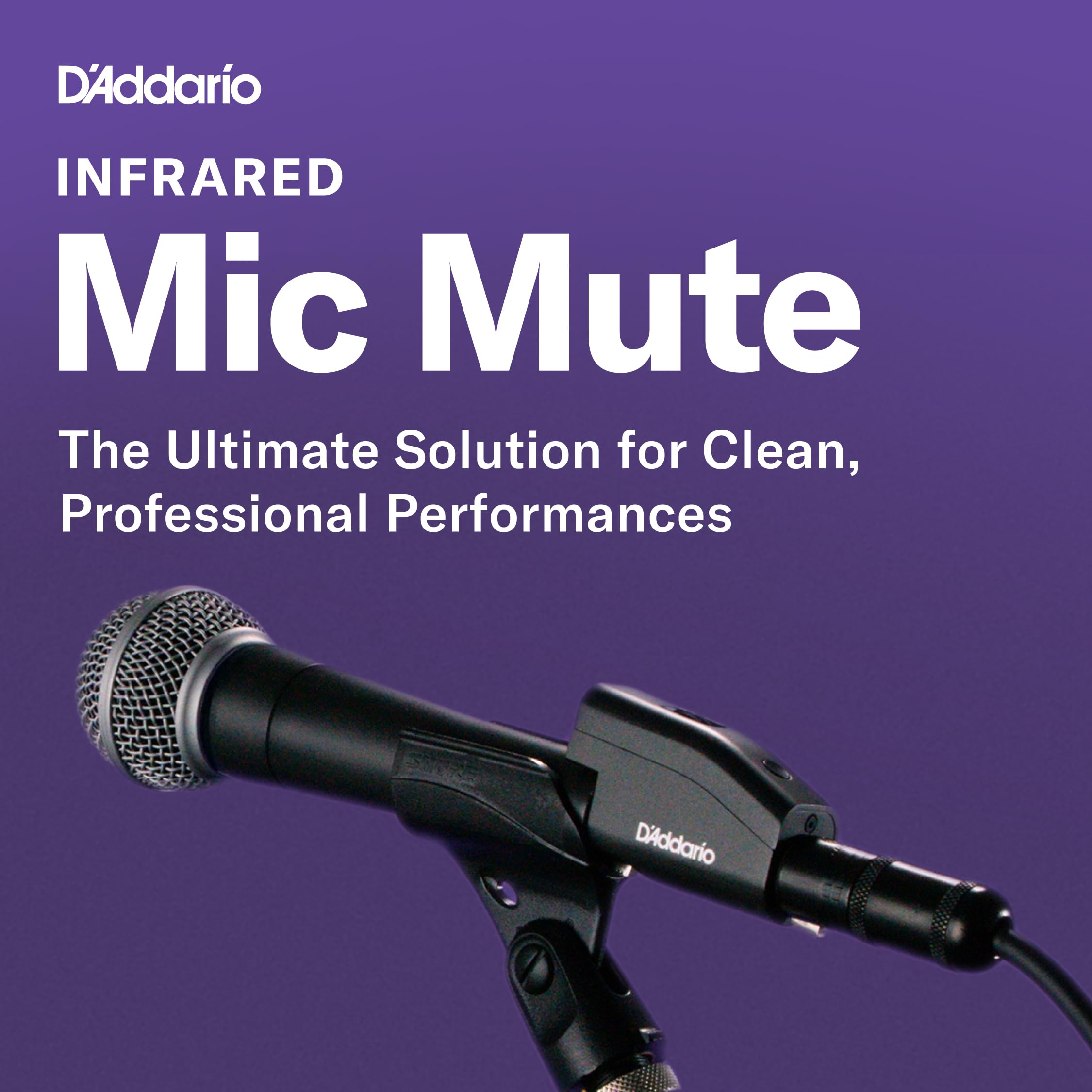 Silenziatore per microfono D'Addario con sensore a infrarossi - Eliminatore di feedback