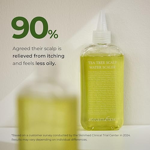 Miniatura 3 de STEAMBASE Agua de Árbol de Té para el Cuero Cabelludo  Exfoliante para el Cuero Cabelludo para el Cuero Cabelludo Seco y Escamoso, Removedor de