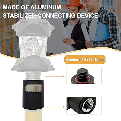 Miniatura 2 de Adaptadores GPS de liberación rápida compatibles con el tipo suizo Trimble Topcon Sokkia Quick Release Connect Adaptador de montaje para GPS GNSS