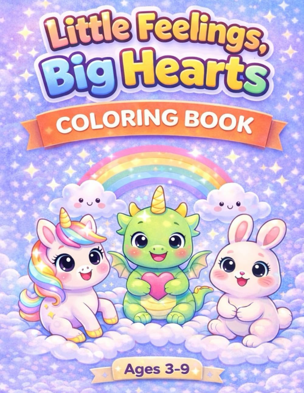 Little Feelings, Big Hearts: A Gentle Coloring Book for Calm, Confidence & Emotions