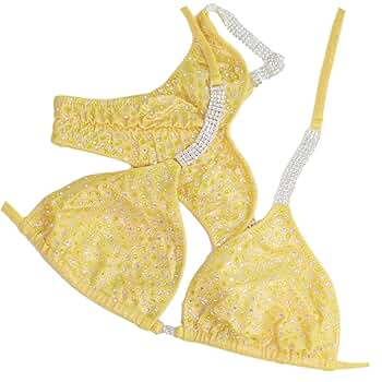 競技用ビキニseason bikini Amazon.com: Yellow Competition Bikini Suit for Women by