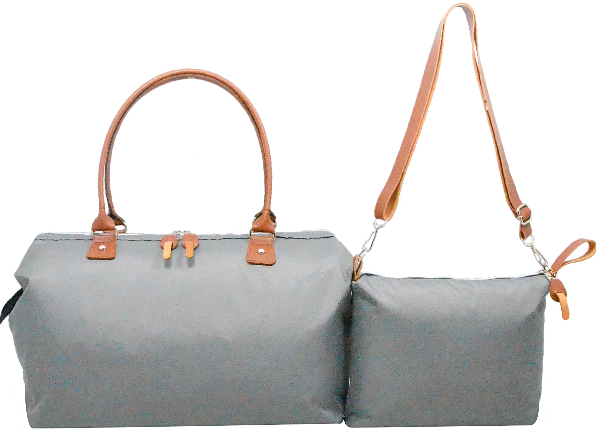 Baby Bag Torba dla dziecka do szpitala, torba na pieluchy, torby dla mamy w ciąży Essentials, praca i dostawa, torba podróżna o dużej pojemności do pielęgnacji dziecka (2 Set Grey Unprint)