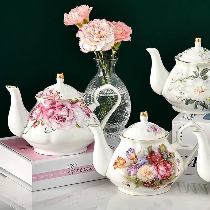 European Flower Ceramic English Afternoon Tea Sets - Grandado