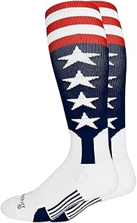 MadSportsStuff USA Flag Baseball Patriotic Stirrups Socks with Stars and Stripes - coolthings.us