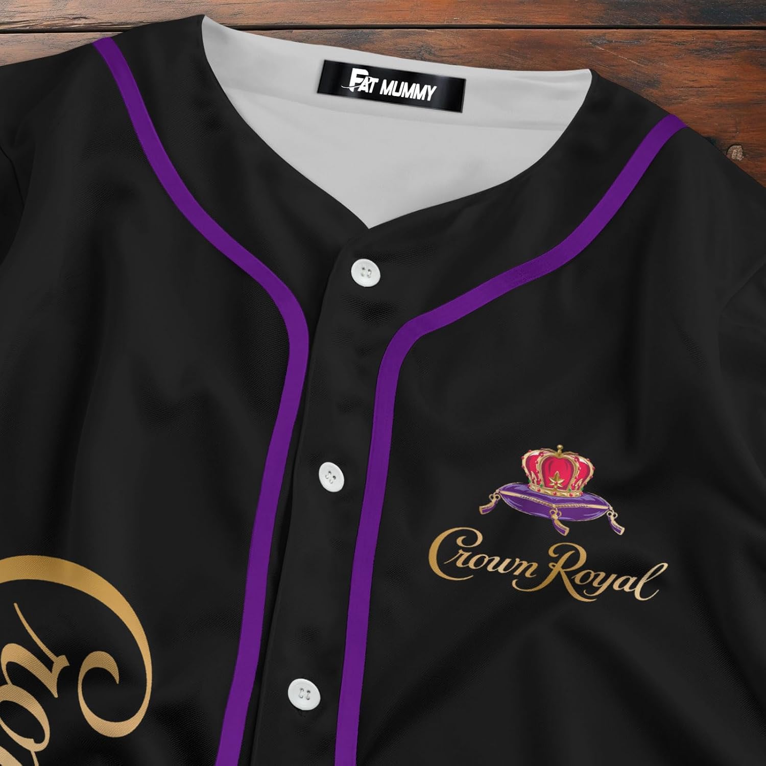 Crown Fan Baseball Jersey Shirt, Crown Lovers Uniform Sports Shirt, Gift for Men Women - Image 6
