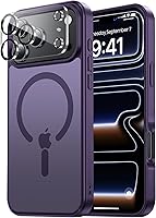 Vista 125 de Funda Magnética para iPhone Air Compatible con MagSafe Resistente a Caídas de 16 Pies Cubierta Trasera con Sensación de Piel Mate a Prueba de Golpes