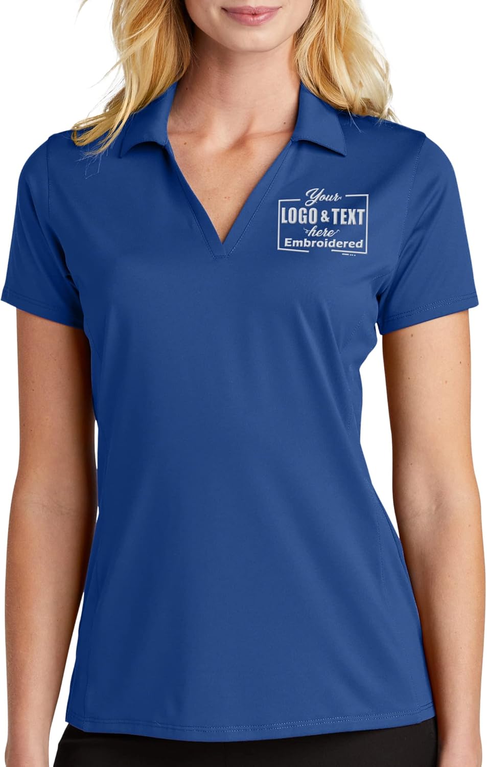 Womens Custom Polo Shirt Personalized Embroidered Sport Polo Shirt for Ladies