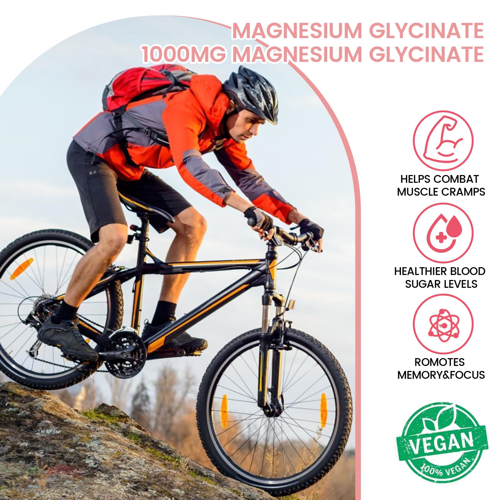 Magnesium Glycinate Gummies 1000mg, Sugar Free Magnesium Potassium Supplements Chewable for Adults with L-Threonate for Sleep, Body Support and Relaxation,90 Peach Gummies — Amazon image 5