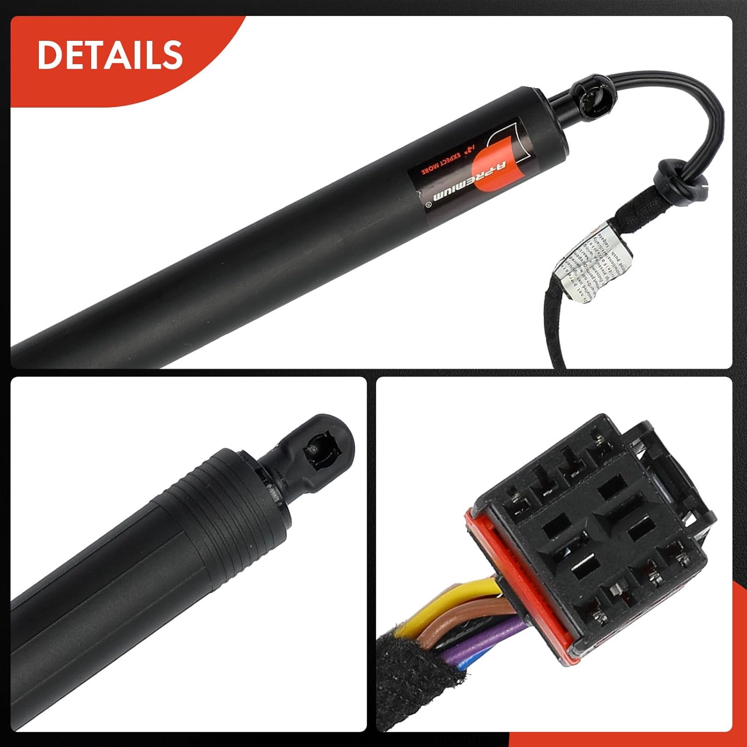 A-Premium Rear Left and Right Power Lift Support Shock Strut Compatible with Hyundai Palisade 2020 2021 2022, 2-PC Set