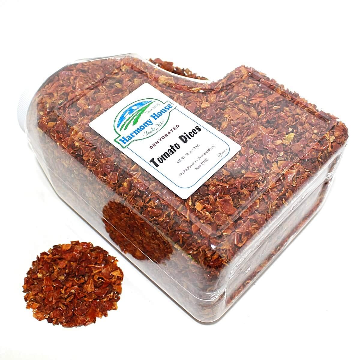 Harmony House Foods, Dehydrated Tomatoes (32 oz, Gallon Size Jug)