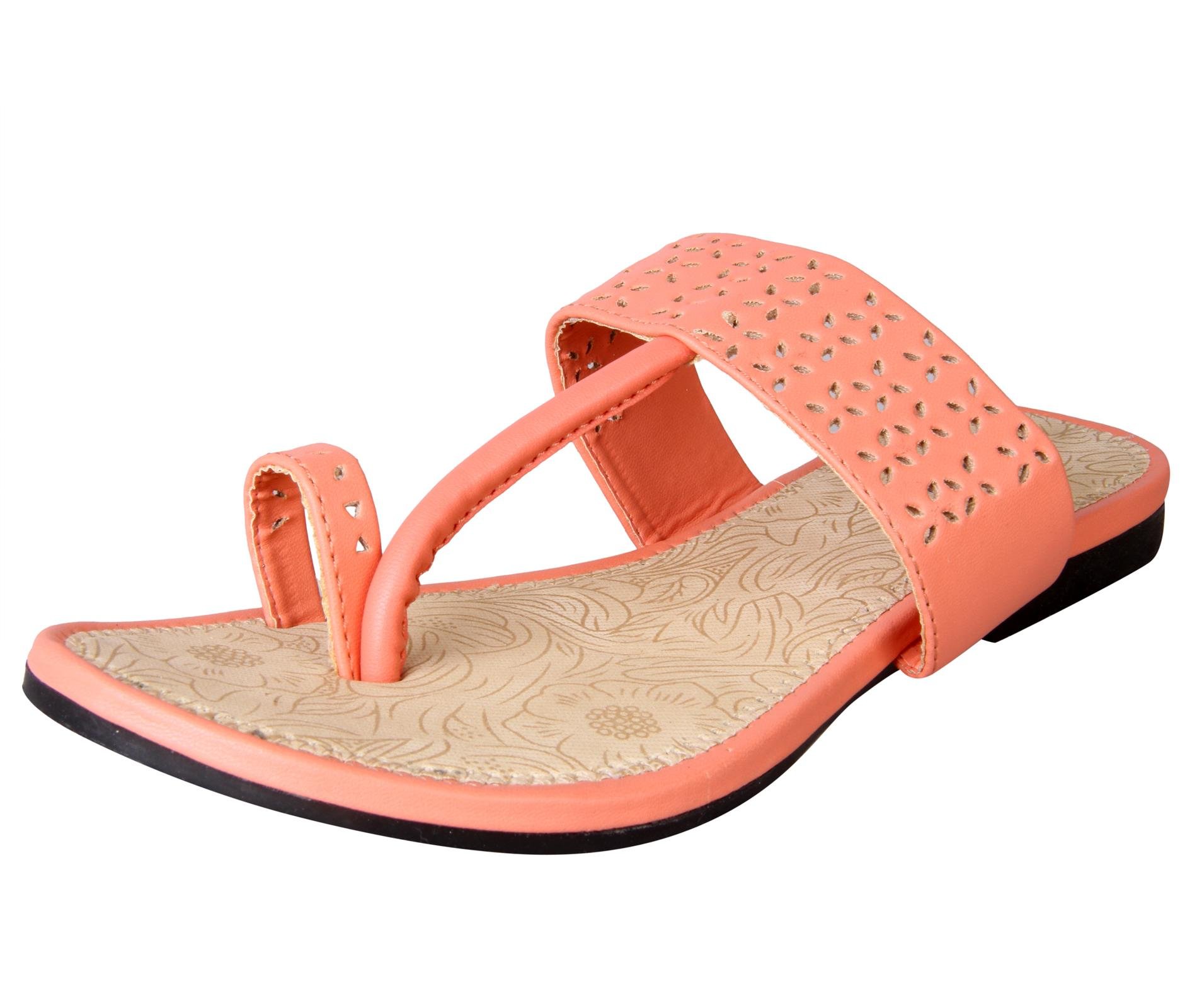 AZORES Womens Casual Synthetic Flats - Peach (B01ECF1PZ2) Amazon Price History, Amazon Price Tracker