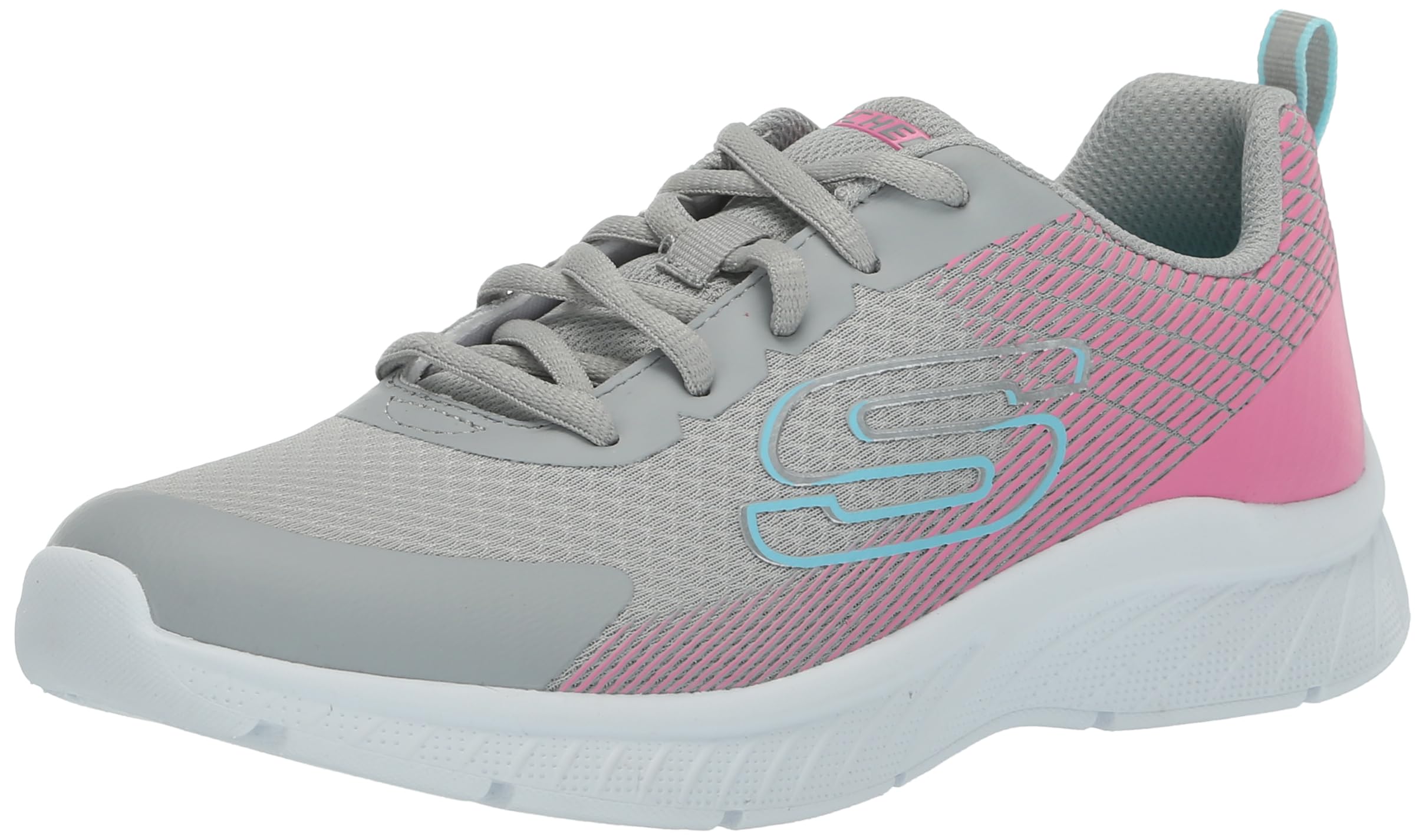 Skechers Garçon Microspec Quick Sprint baskets enfants bleu marine - 8