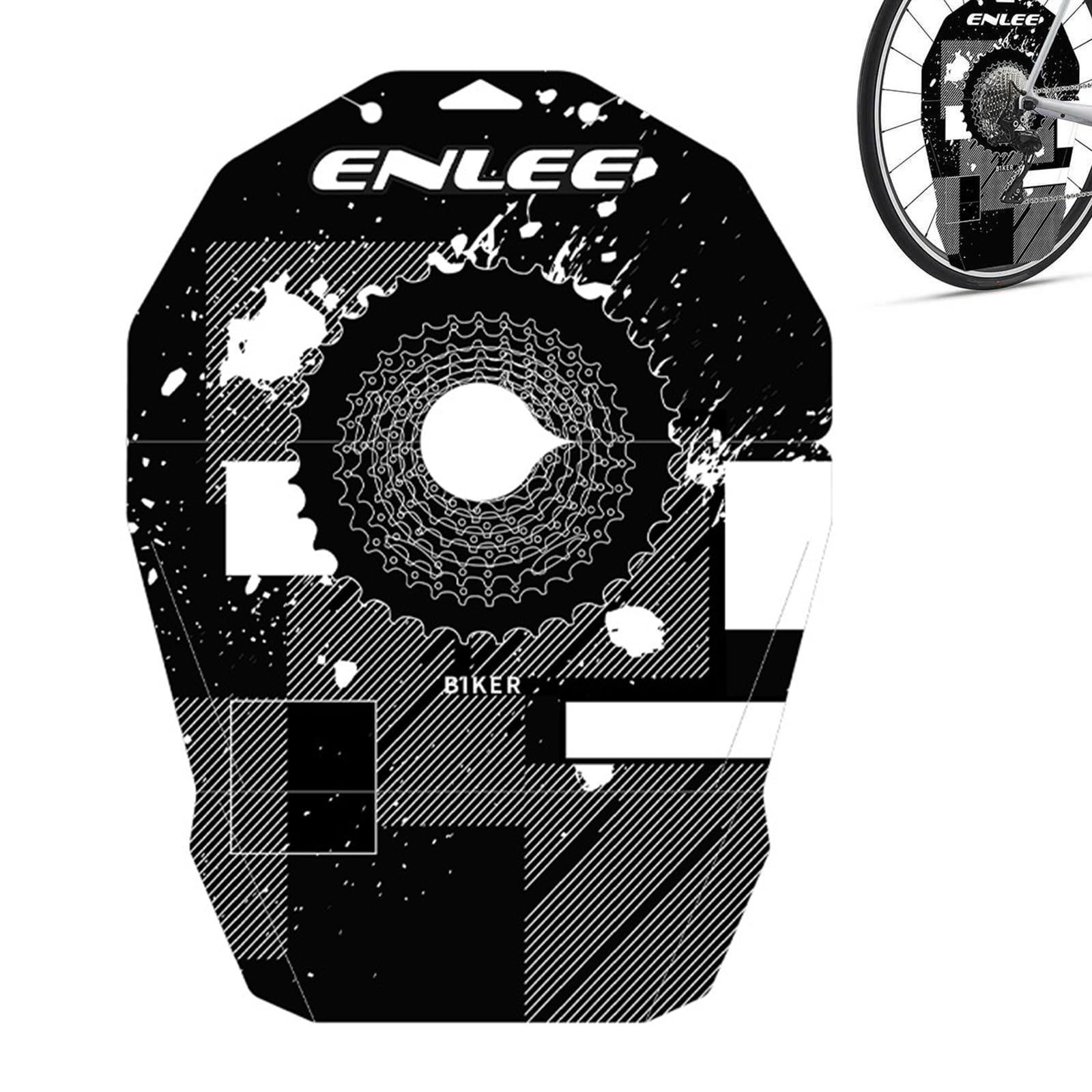 ENLEE Bike Wash Kits, Bicycle Disc Brake Cleaning Protector, Road/Mountain Bikes Brake Washing Tools - Protect your Bicyles from Dirty