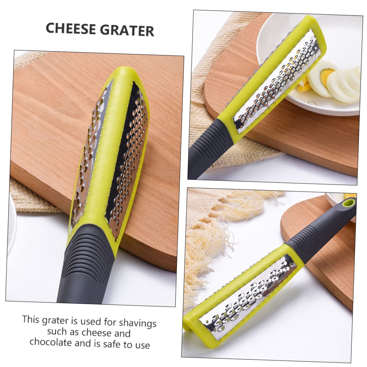 Râpe à fromage - AMOUNE - Ensemble de 3 pièces - Acier inoxydable - Compatible lave-vaisselle - Essentiel - Maison Râpe à fromage - AMOUNE - Ensemble de 3 pièces - Acier inoxydable - Compatible lave-vaisselle - Essentiel - Maison