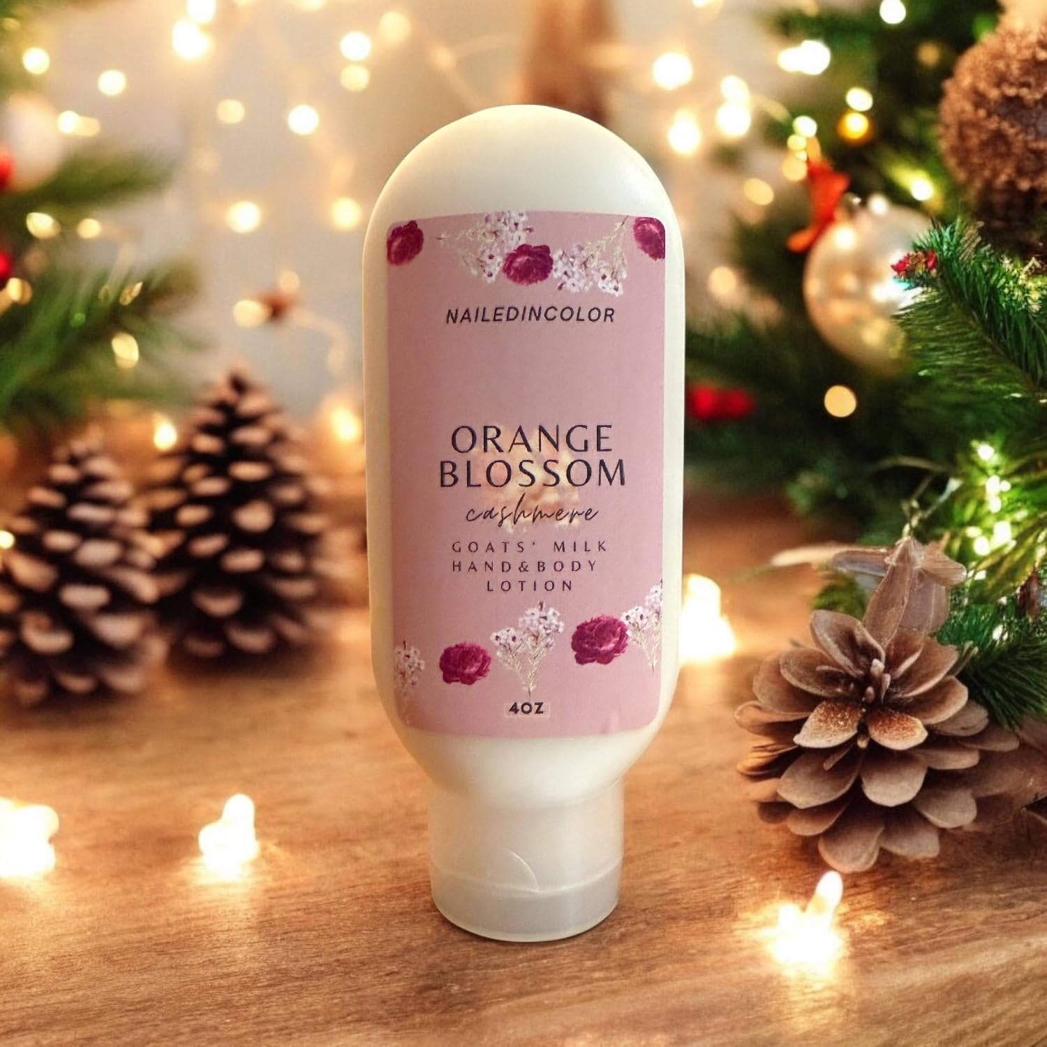 Orange Blossom Cashmere Goats' Milk Hand and Body Lotion-Moisturizer-Skin Softness-Scented-Women's Skin Care-Bath Care-Cosmetics - Image 6