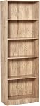 HOMCOM 5-Tier Bookcase, Storage Bookshelf with Adjustable Shelves, Display Shelves for Living Room, Home Office, White