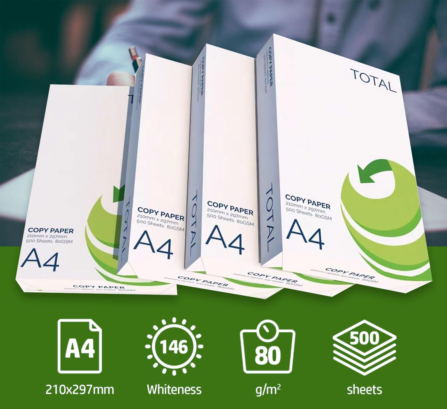 Nu: A4 Multi-Purpose Printer Paper | White | 500 Sheets | Smooth Surface | Suitable For Inkjet, Laser & Copier Use | Ideal For Home & Office (Pack Of - View #12