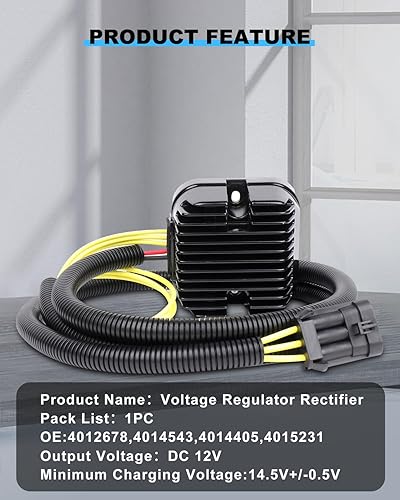 Miniatura 6 de ECCPP Regulador de voltaje rectificador apto para Polaris Scrambler 850 2015-2016 para Polaris Scrambler XP 1000 2014-2016 para Polaris Sportsman XP