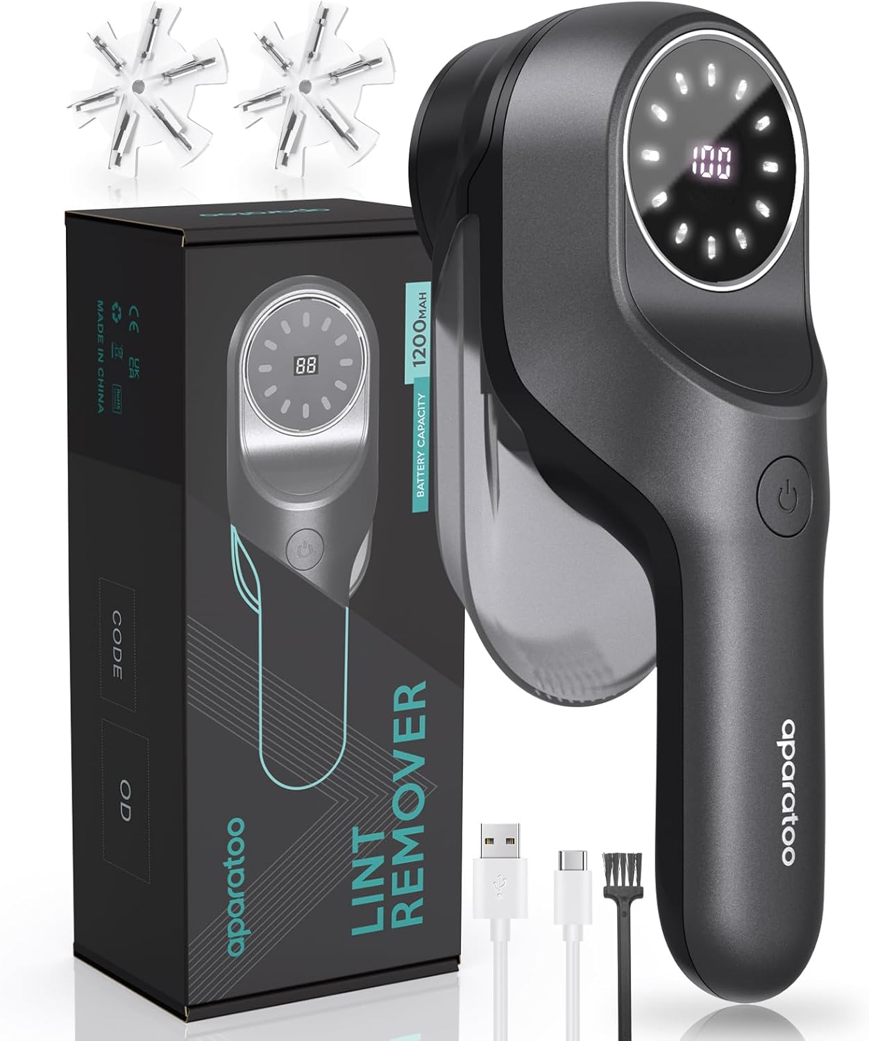 Fuzz Remover, Electric Debobbler Bobble Lint Remover for Clothes