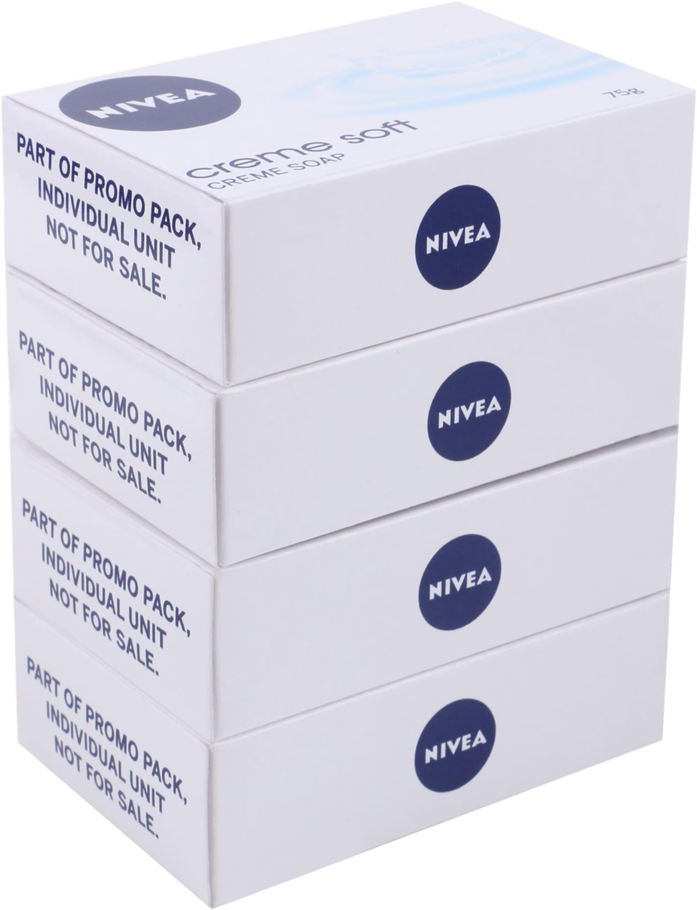 NIVEA Creme Soap,75 g (Pack of 4)