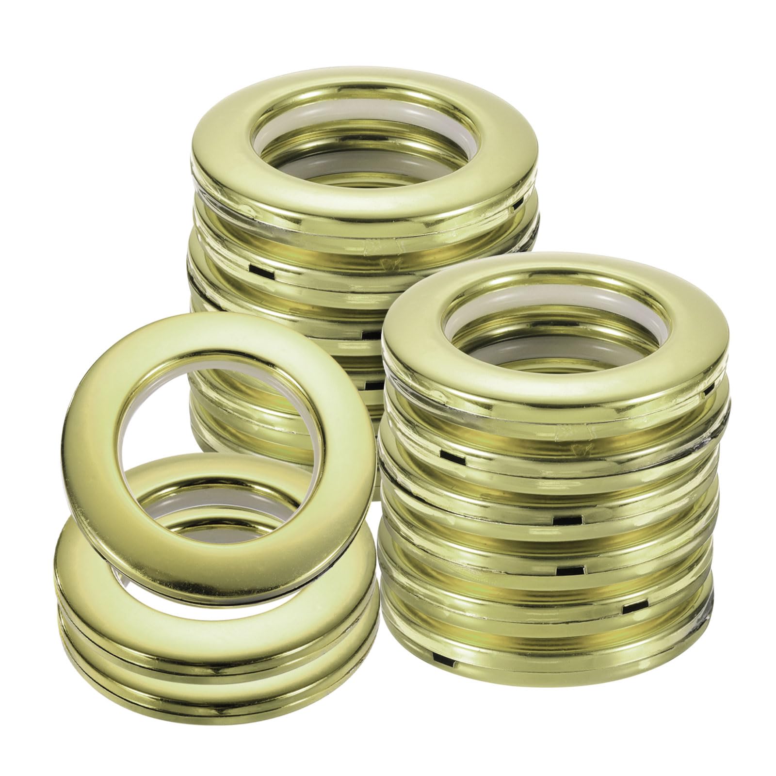 Œillets de rideaux champagne 42 mm uxcell lot de 16 anneaux coulissants anti friction