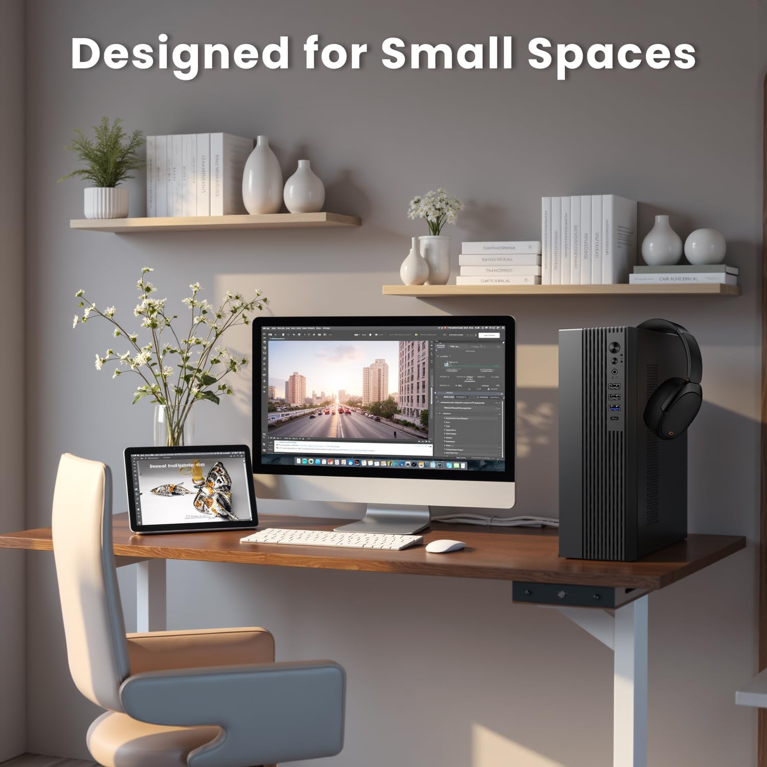 Micro ATX Case PC Case: MATX Case Mini PC ITX Desktop Computer Case Support Micro ATX MATX ITX Mini PC