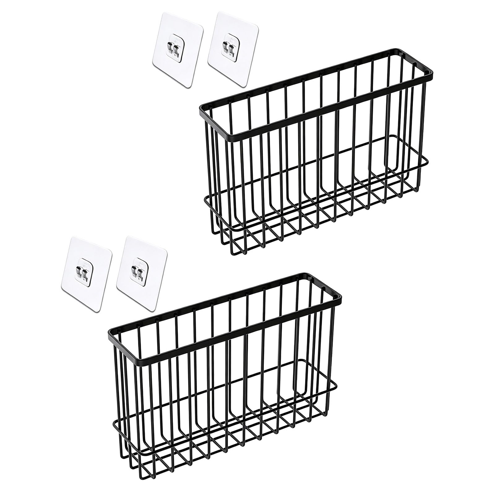 PANGBOER Space Saving 2 Piece Kitchen Hanger Shelf Heavy Duty Metal Materials Cabinet Organizers Easy Mount Design for Tiny Homes Kitchen Cabinet Organizers